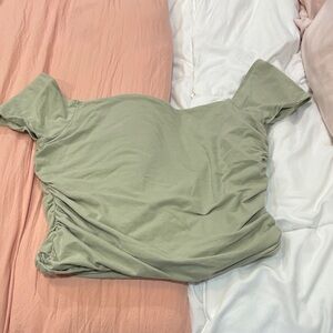 Hollister Olive Short Sleeve Women's Tee